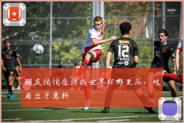 朋友悄悄告诉我世界杯哪里压，结局出乎意料